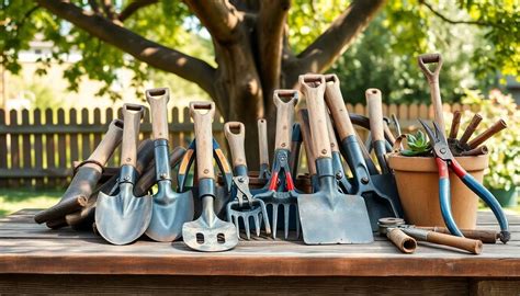 Infographie sur l'importance de l'entretien des outils de jardin