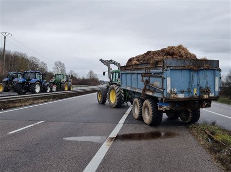 Tracteurs déversant du fumier