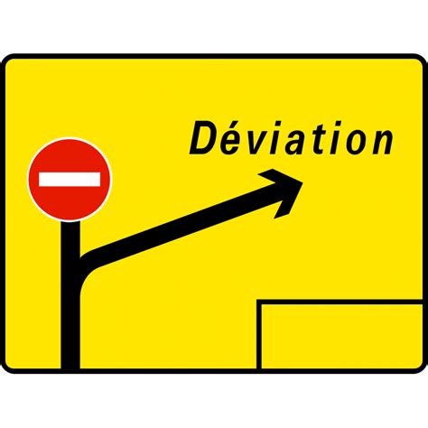 Panneau indiquant la déviation vers la cueillette