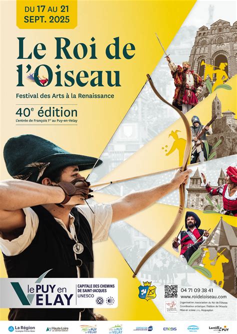 Affiche des Fêtes Renaissances du Roi de l'Oiseau