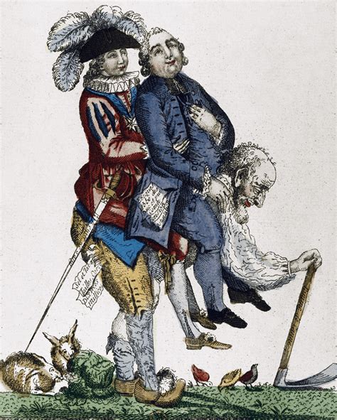 Caricature de la Révolution Française