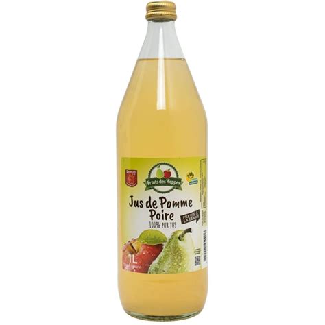 Jus de pomme et de poire artisanaux