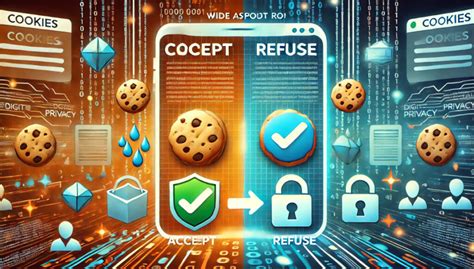 Représentation des cookies internet et de la protection des données