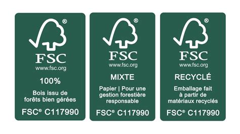 Papier certifié FSC