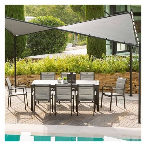 Tonnelle de jardin avec toile propre