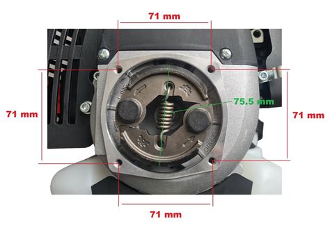 Moteur thermique d'une débroussailleuse