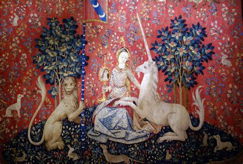 Représentation artistique de la licorne dans un manuscrit médiéval