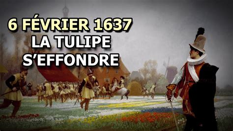 Représentation historique de la tulipomanie