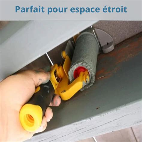 Coupe-bordure de peinture en action