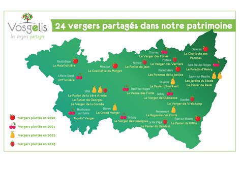 Carte routière des Vergers Cassidy