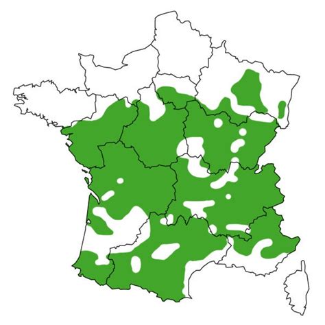 Carte de répartition des collemboles