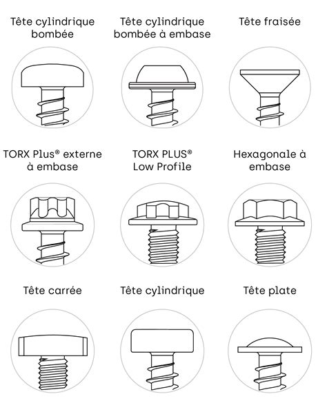 différents types de têtes de brosse désherbante