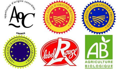 Signes officiels de qualité et d'origine des produits agricoles