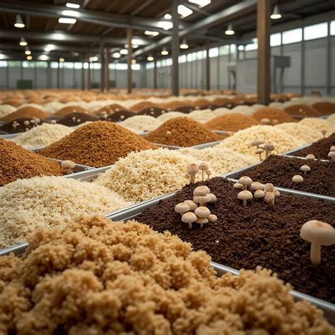 Moisissure sur substrat de culture de champignons