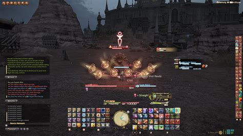 Interface FFXIV affichant les mandats de guilde