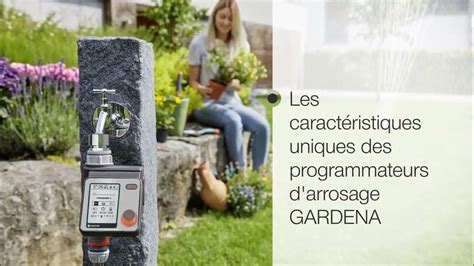Gamme de programmateurs d'arrosage et électrovannes GARDENA