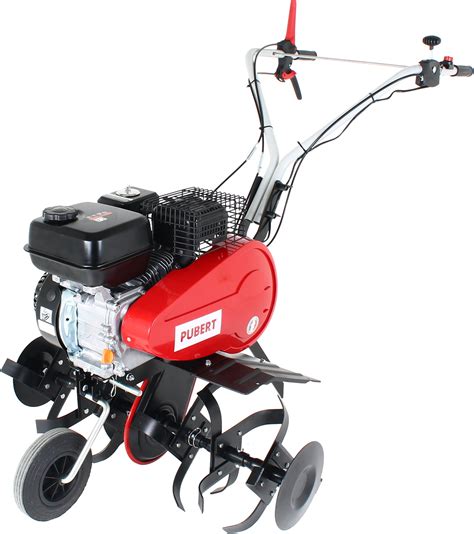 Motobineuse Pubert RC60 Inverseur en action dans un potager