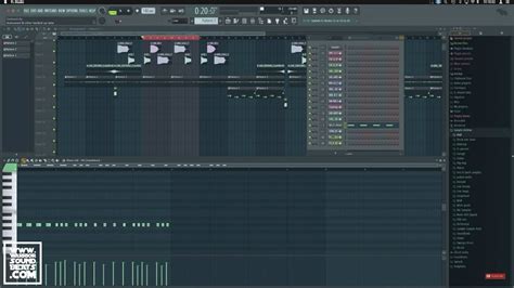 Fenêtre de la playlist de FL Studio