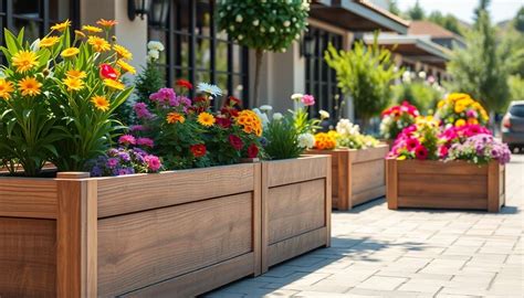 Comparaison des matériaux de bacs à fleurs