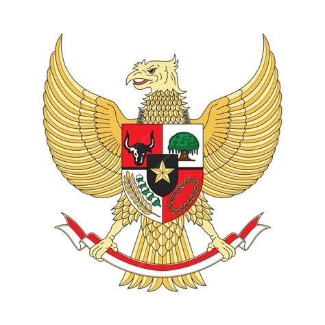 Représentation du Garuda Pancasila, l'emblème national indonésien