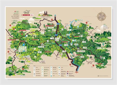Carte touristique de la région de Sainte-Maxime avec les points d'intérêt