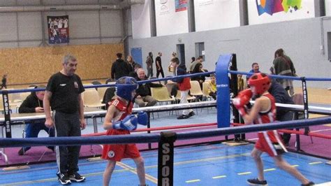 Boxeurs lors d'un entraînement