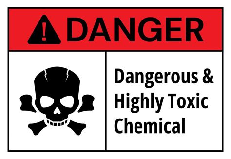 Warning sign for toxic plants