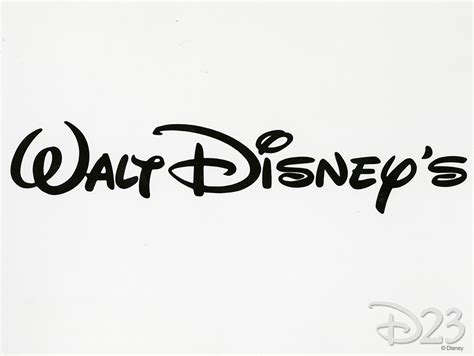 Logo Walt Disney signature