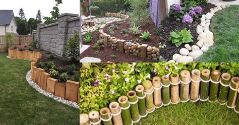 Idées de décoration de bordures de jardin