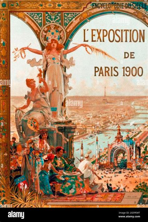 Affiche d'une exposition universelle du XIXe siècle