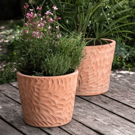 Types de pots en terre cuite, plastique et bois