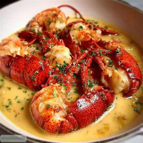 Sauce crémeuse au corail de homard