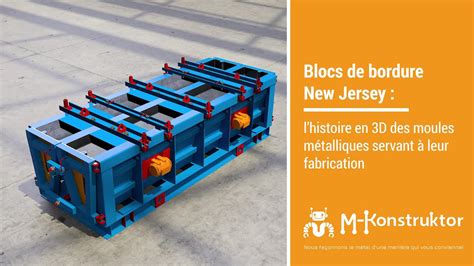 Moule métallique pour blocs New Jersey