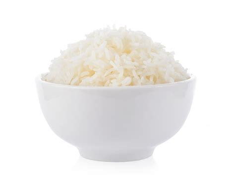 Bol de riz blanc et légumes secs variés