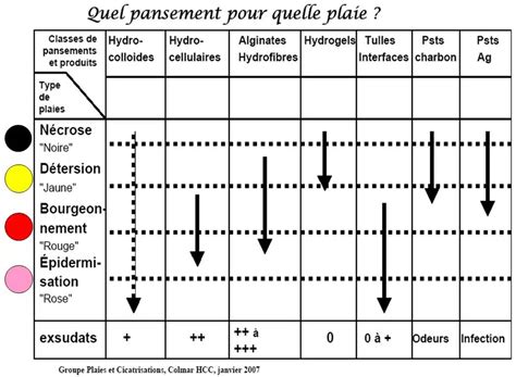 Tableau récapitulatif des types de taille et de leurs périodes