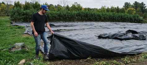 Bâche d'ensilage noire