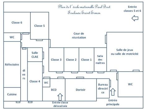 Plan de la commune de Fercé-sur-Sarthe avec l'emplacement de l'école primaire