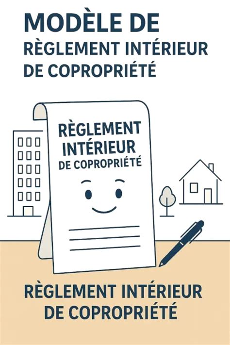 Illustrations de règlements de copropriété