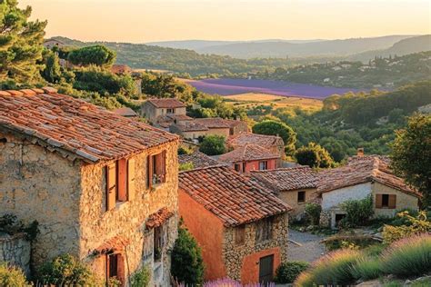 Vue sur un village provençal