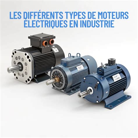 Schéma des différents types de moteurs de motobineuses