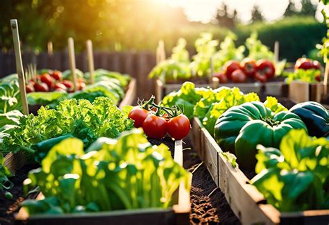 Un potager bio en pleine croissance avec des légumes variés