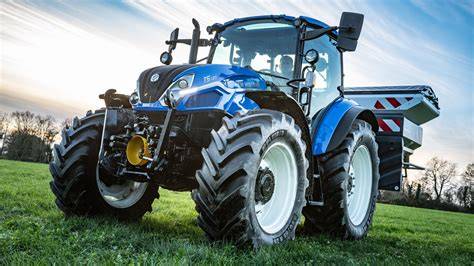 Tracteur New Holland avec système d'autoguidage