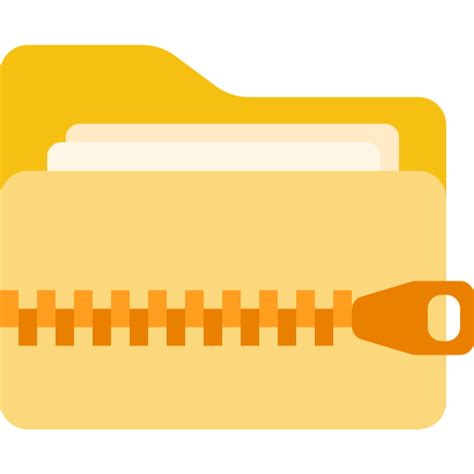 Icône représentant un dossier compressé ZIP