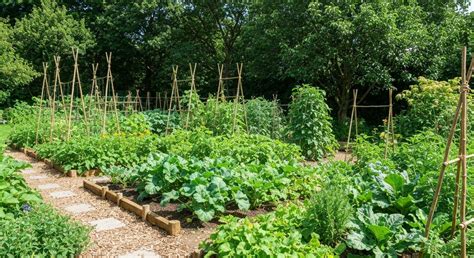 Schéma illustrant les sept principes du potager DURABLE