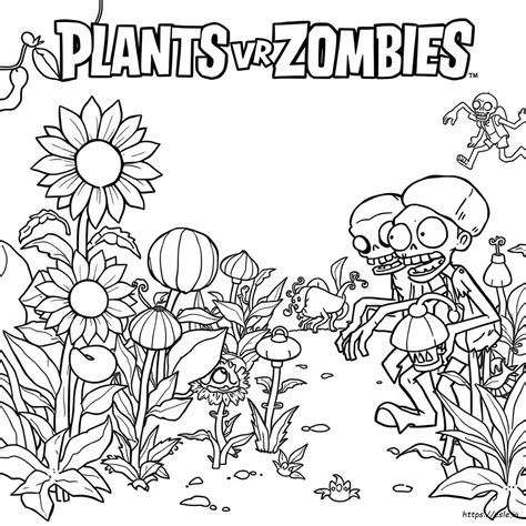 Zombies et plantes de combat