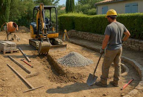 préparation terrain jardin