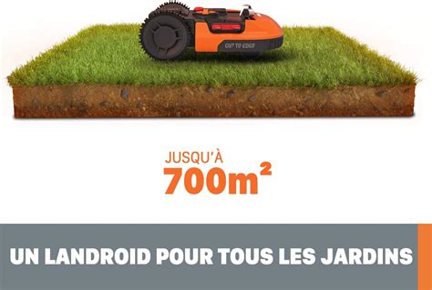 Robot tondeuse Worx Landroid M700 Plus (WR167E) en action