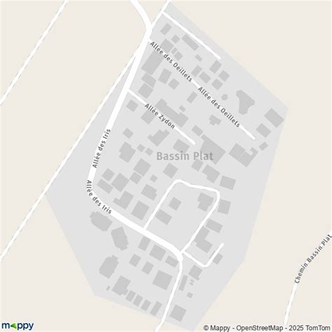 Plan de localisation de Bassin Plat 97410 Saint-Pierre