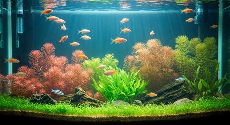Aquarium planté sain