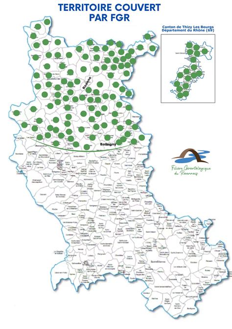 Plan du territoire couvert par le Syndicat Tri-Or